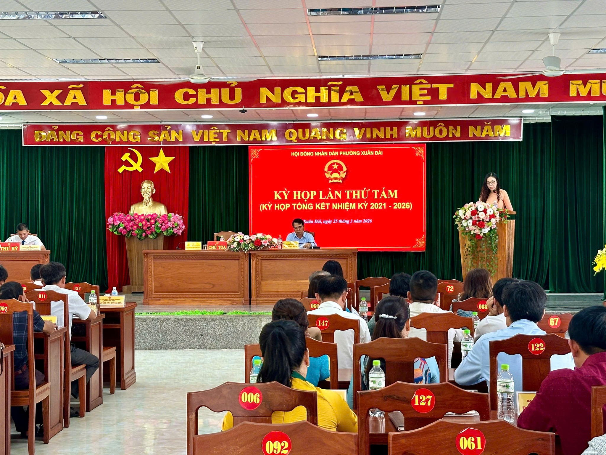 Hội đồng nhân dân phường tổ chức kỳ họp lần thứ tám – kỳ họp tổng kết nhiệm kỳ 2021 - 2026