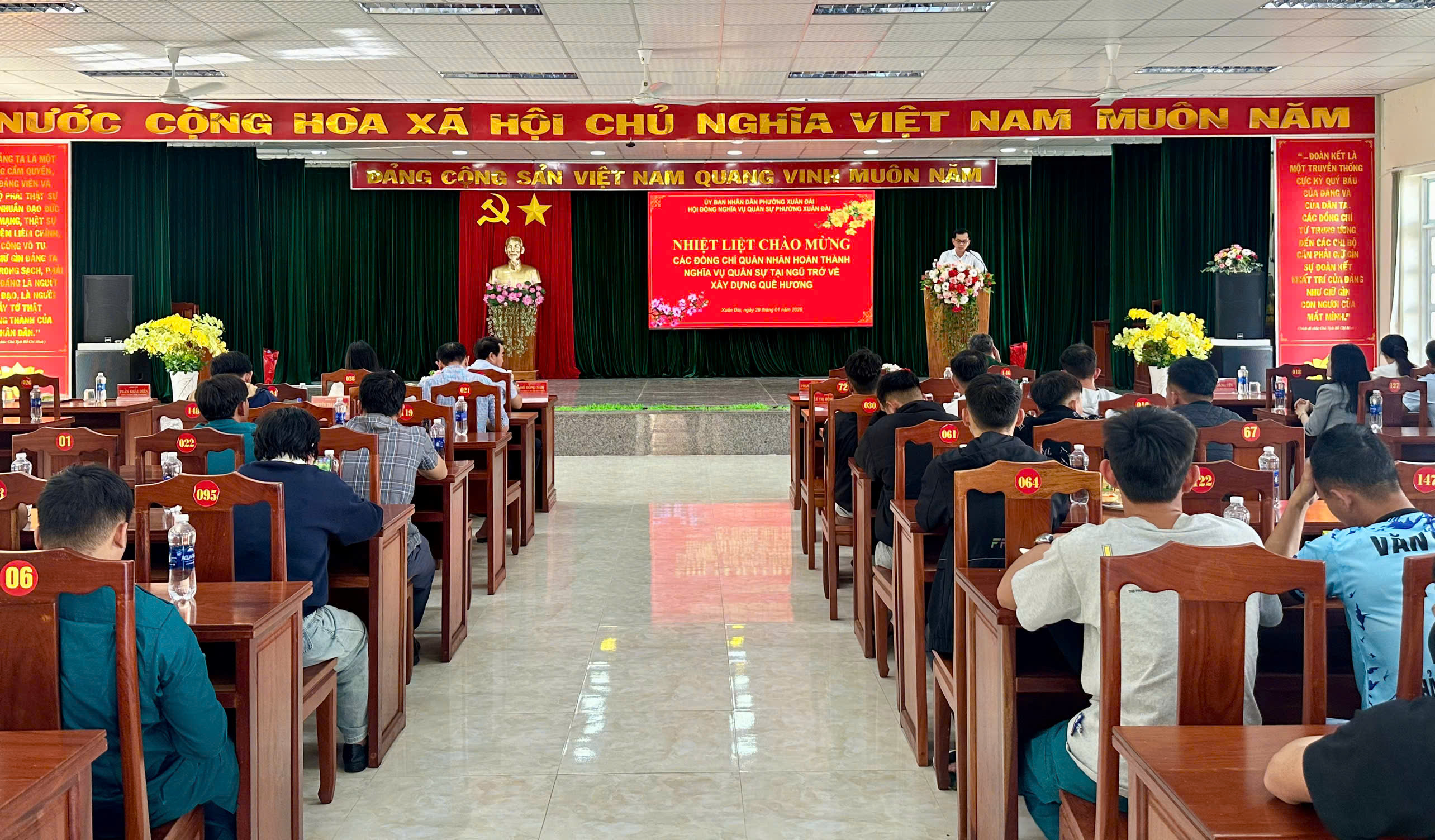 Gặp mặt quân nhân hoàn thành nghĩa vụ quân sự tại ngũ xuất ngũ về địa phương năm 2026