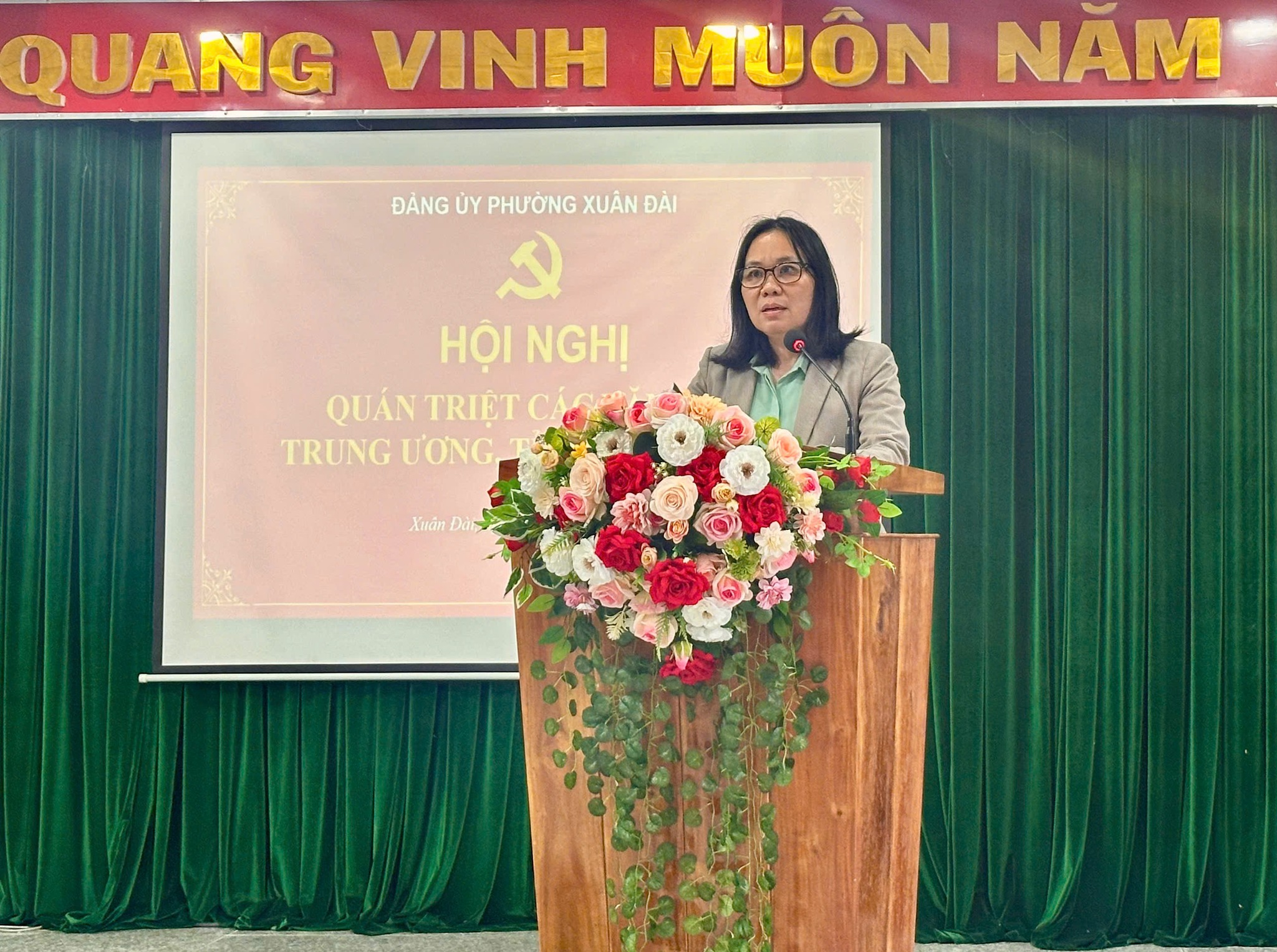 Hội nghị quán triệt các văn bản của Trung ương, Tỉnh và Phường