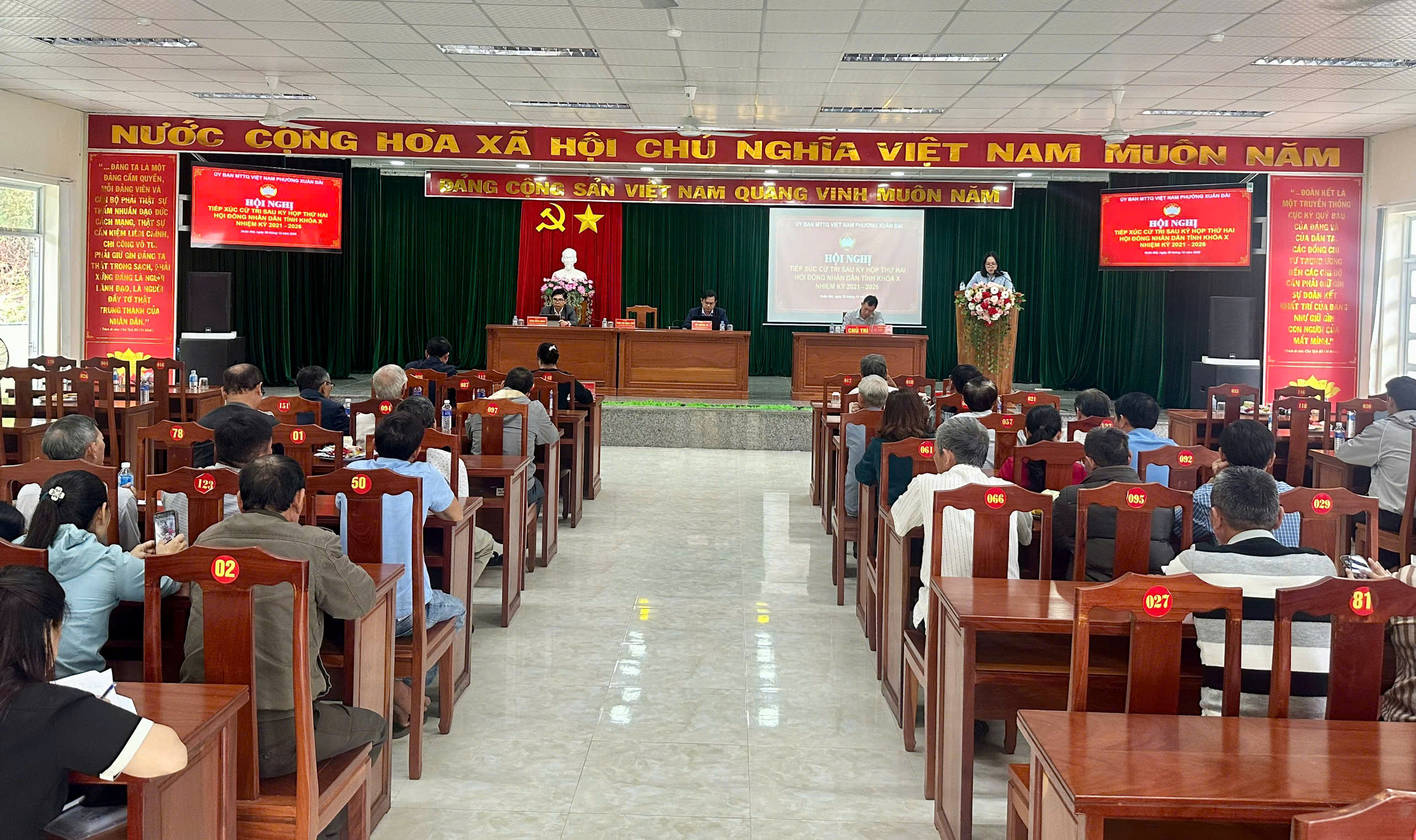 Tổ đại biểu HĐND tỉnh số 16 tiếp xúc cử tri tại Phường Xuân Đài