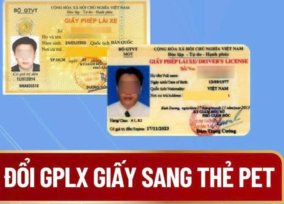 UBND phường Xuân Đài vận động người dân chuyển đổi giấy phép lái xe sang thẻ PET