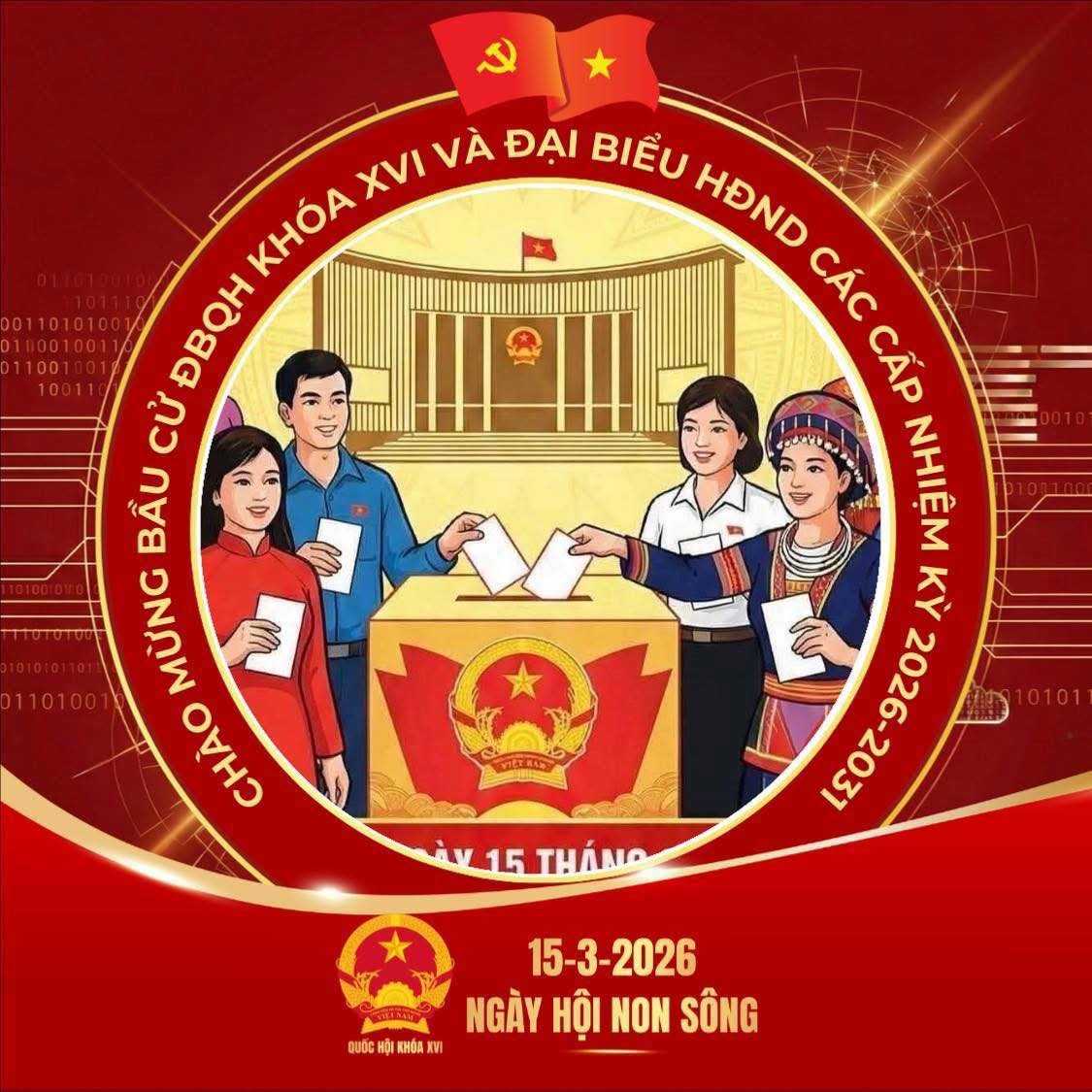 Hướng dẫn thay avatar chào mừng bầu cử đại biểu Quốc hội khóa XVI và đại biểu Hội đồng nhân dân các cấp nhiệm kỳ 2026–2031
