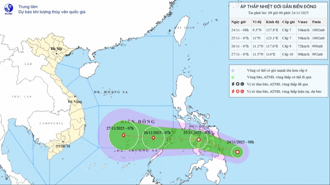 Tăng cường chủ động ứng phó áp thấp nhiệt đới gần biển đông và mưa lớn trên địa bàn tỉnh Đắk Lắk